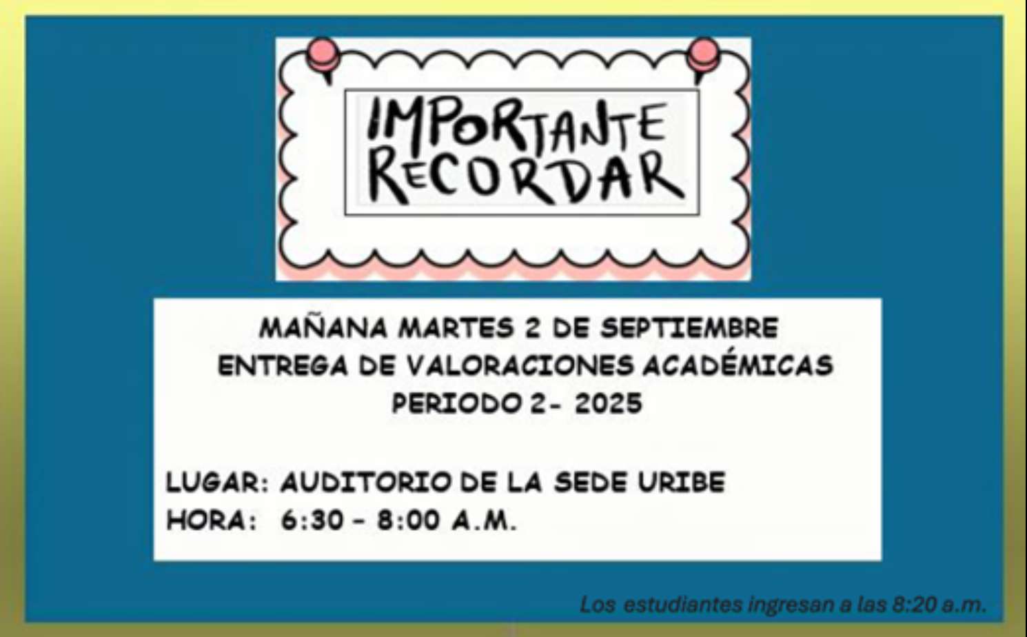 Foto Colegio